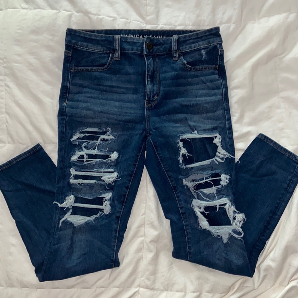 blue jean pants